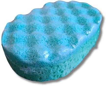 Men's Exfoliating Soap Sponges with Aftershave Fragrance (Savage)