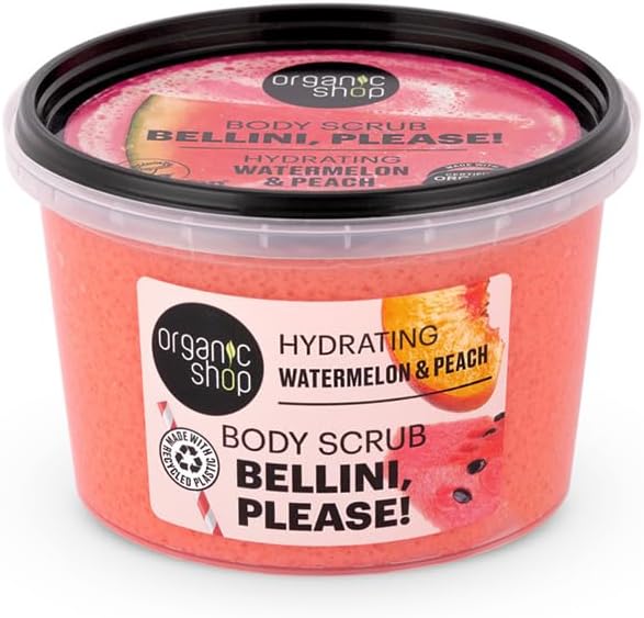 Organic Shop 250ml Body Scrub Cherry Blossom Exfoliating Cherry & White Chocolate