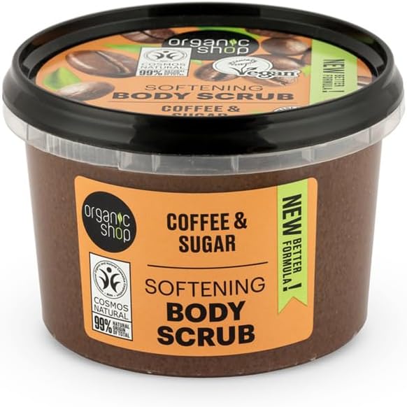 Organic Shop 250ml Body Scrub Cherry Blossom Exfoliating Cherry & White Chocolate