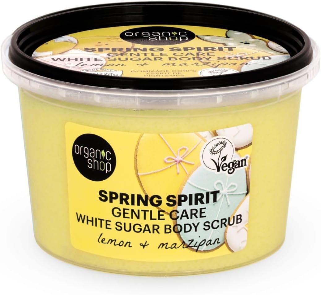 Organic Shop 250ml Body Scrub Cherry Blossom Exfoliating Cherry & White Chocolate
