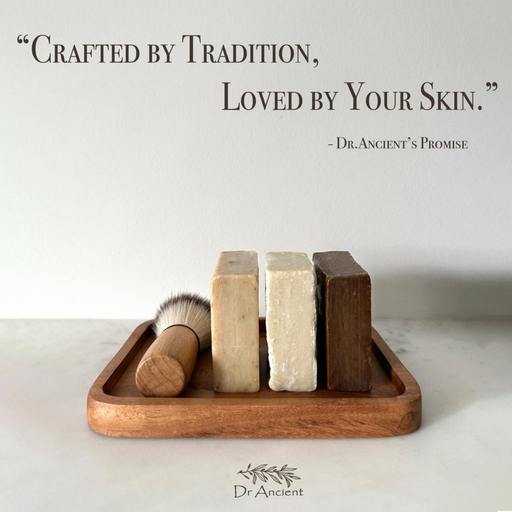 Dr.Ancient Turmeric Soap Bar, Organic Soap Bars Handcrafted the Traditional Way, Natural Chemical-Free, Vegan, Used for Face Wash, Body Wash, and Hand Cleansing, Nourishing & Daily Skincare Routine