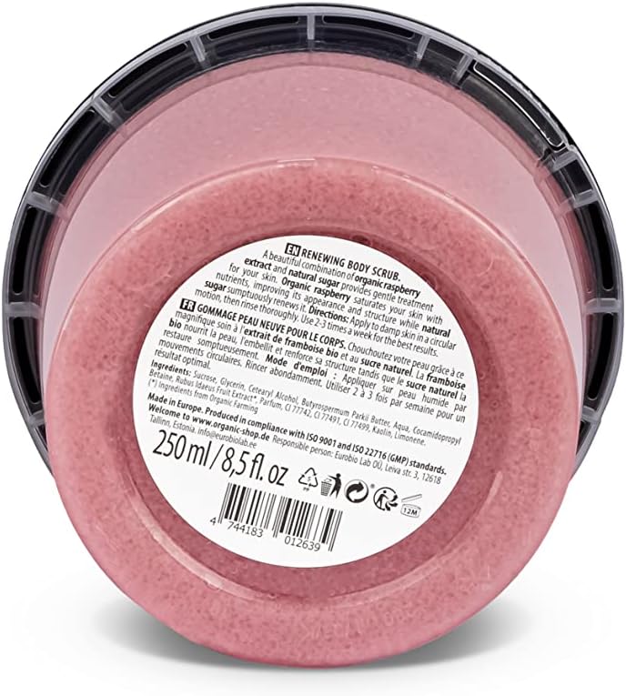 Organic Shop 250ml Body Scrub Cherry Blossom Exfoliating Cherry & White Chocolate