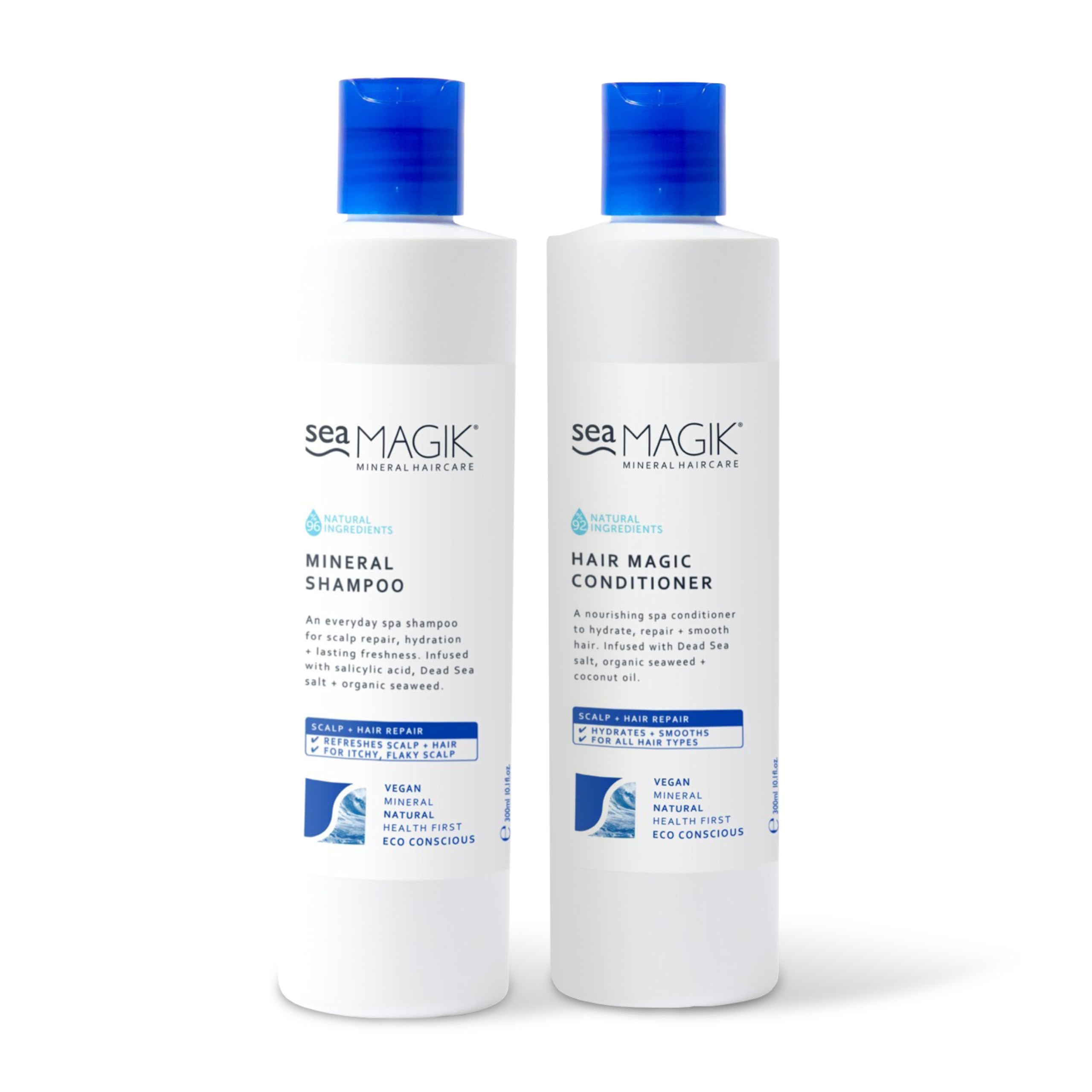 Sea Magik - Salicylic Acid Shampoo for Psoriasis & Itchy Scalp Relief, Soothing Antibacterial Seaweed Treatment for Medicated Conditions Like Folliculitis, Eczema & Scalp Acne, Cruelty-Free (300ml)