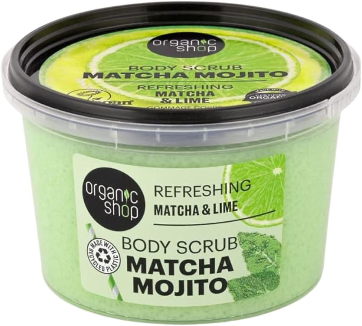 Organic Shop 250ml Body Scrub Cherry Blossom Exfoliating Cherry & White Chocolate
