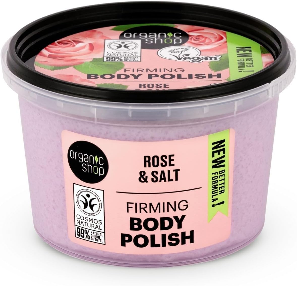Organic Shop 250ml Body Scrub Cherry Blossom Exfoliating Cherry & White Chocolate