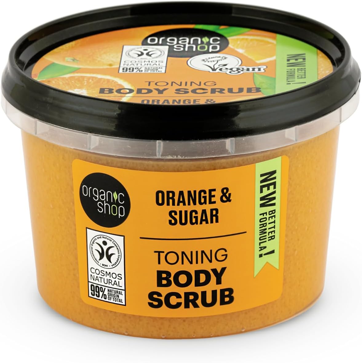 Organic Shop 250ml Body Scrub Cherry Blossom Exfoliating Cherry & White Chocolate