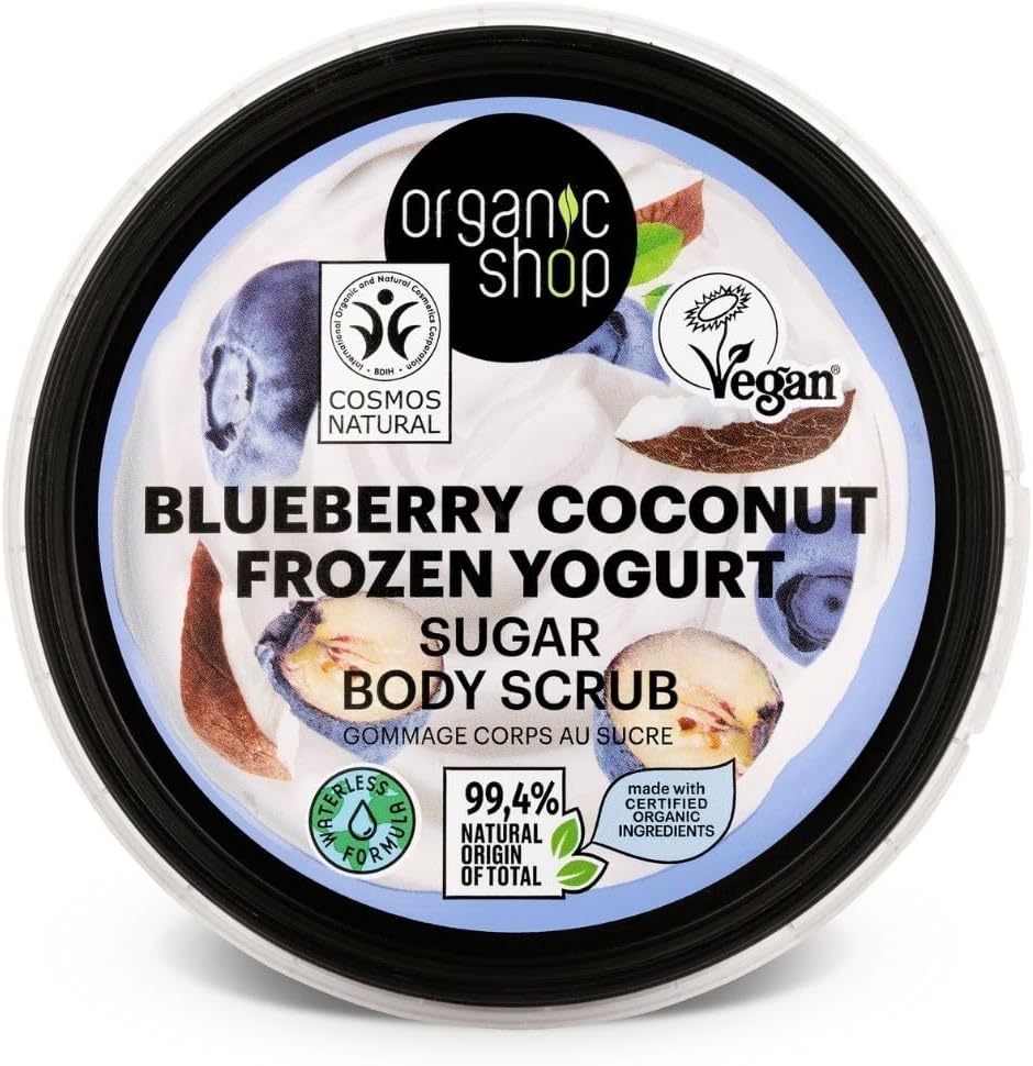 Organic Shop 250ml Body Scrub Cherry Blossom Exfoliating Cherry & White Chocolate