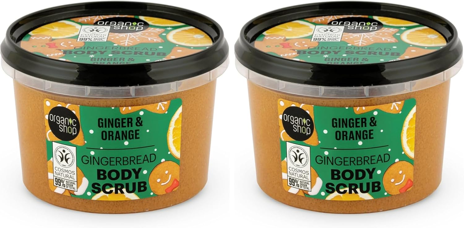 Organic Shop 250ml Body Scrub Cherry Blossom Exfoliating Cherry & White Chocolate
