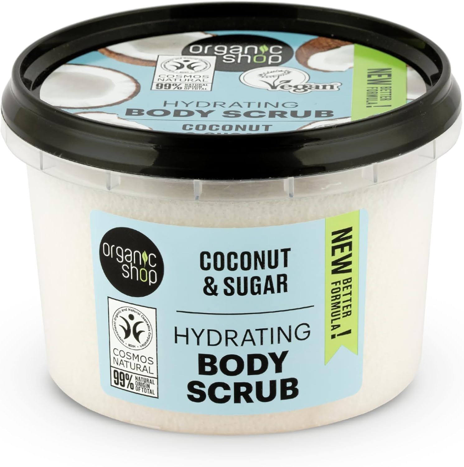 Organic Shop 250ml Body Scrub Cherry Blossom Exfoliating Cherry & White Chocolate