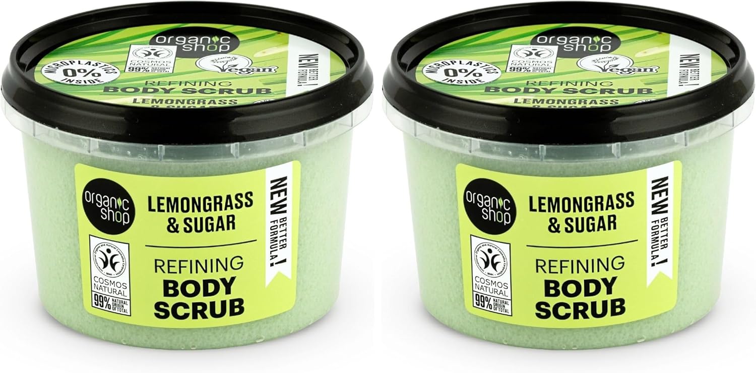 Organic Shop 250ml Body Scrub Cherry Blossom Exfoliating Cherry & White Chocolate