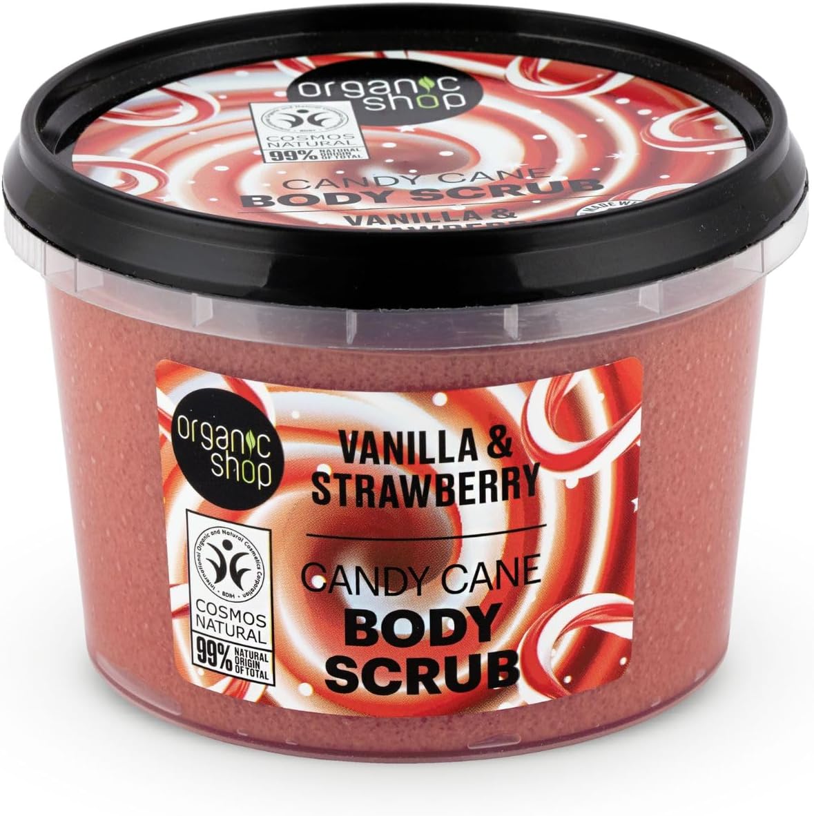Organic Shop 250ml Body Scrub Cherry Blossom Exfoliating Cherry & White Chocolate