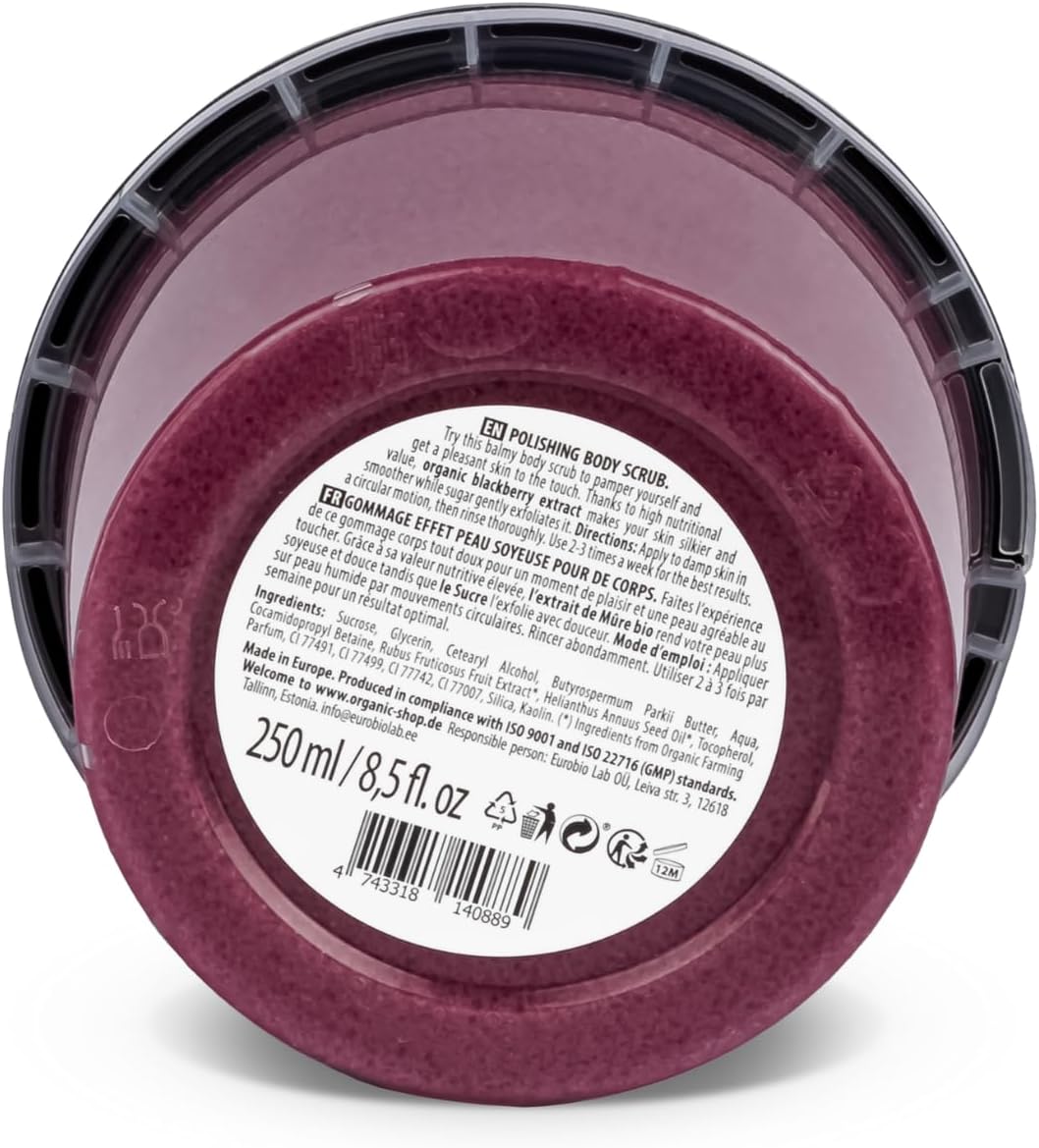 Organic Shop 250ml Body Scrub Cherry Blossom Exfoliating Cherry & White Chocolate