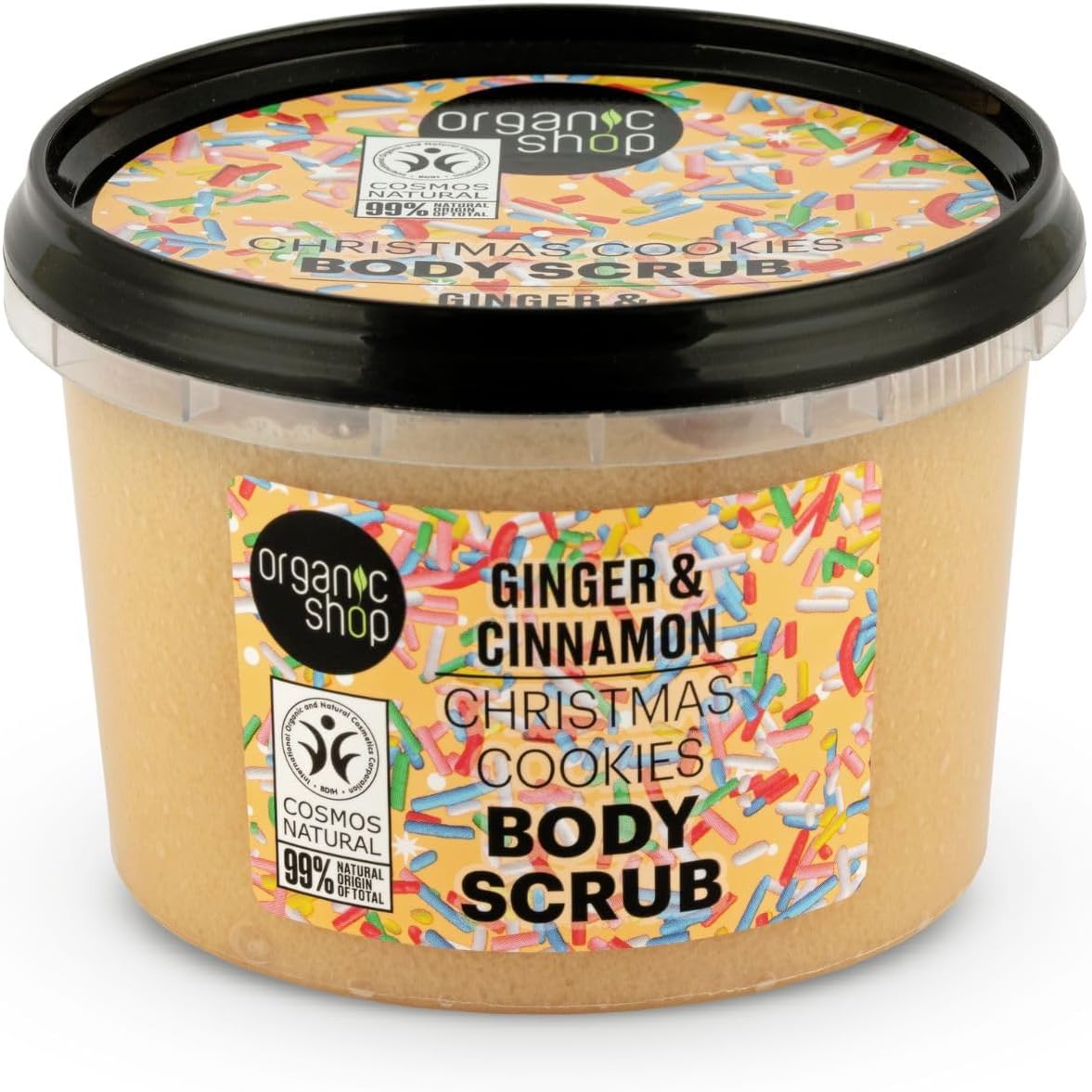 Organic Shop 250ml Body Scrub Cherry Blossom Exfoliating Cherry & White Chocolate