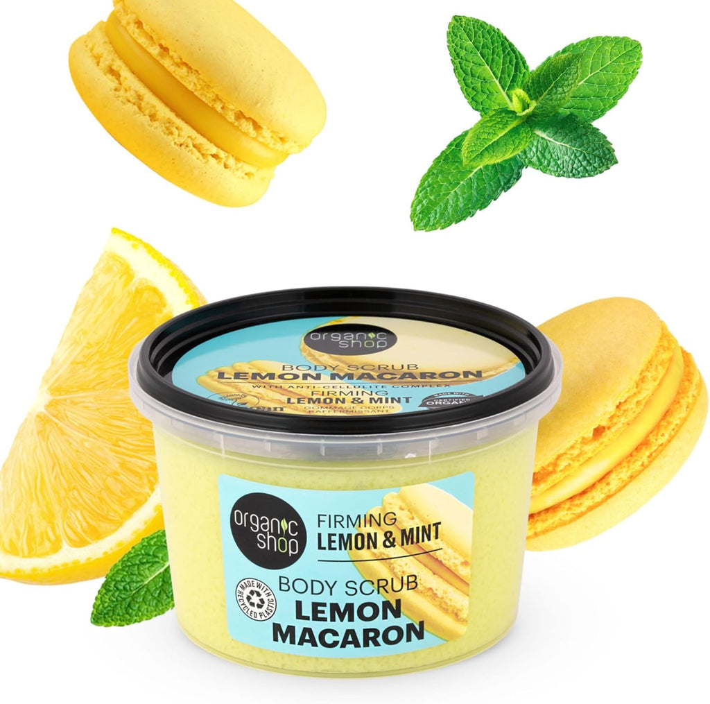 Organic Shop 250ml Body Scrub Cherry Blossom Exfoliating Cherry & White Chocolate