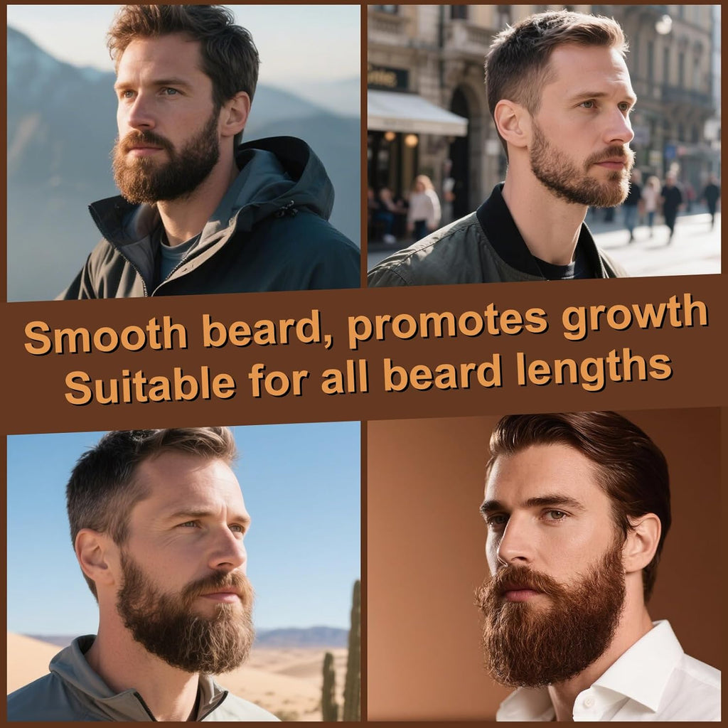 Beard Oil 5 Pack,Pure & Natural Sandalwood,Cedarwood,Vanilla,Sweet Orange,Unscented for Men Beard Growth,Soften,Moisturize,Strength,Christmas Fathers Valentines Gifts for Men Him Dad Boyfriend Husband
