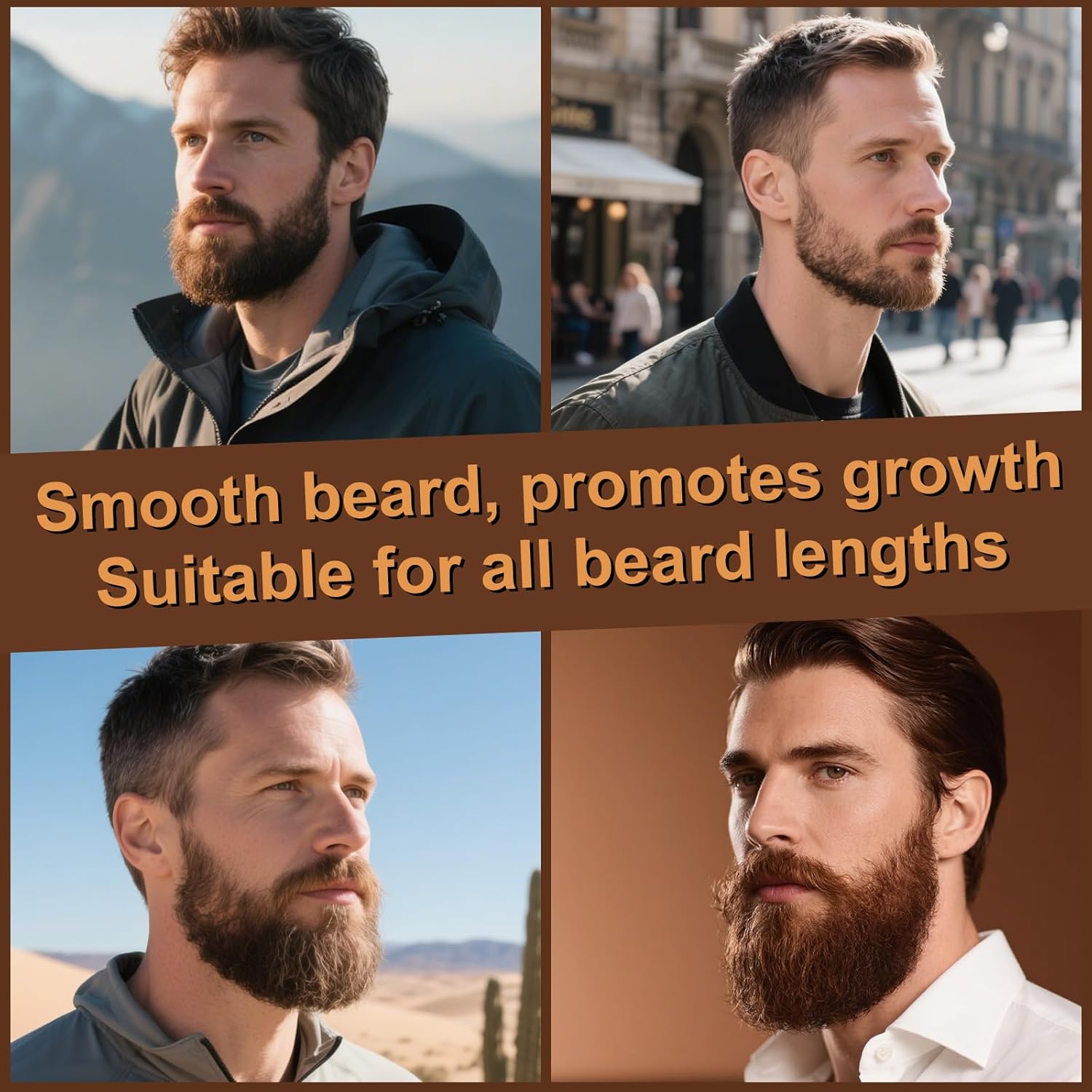 Beard Oil 5 Pack,Pure & Natural Sandalwood,Cedarwood,Vanilla,Sweet Orange,Unscented for Men Beard Growth,Soften,Moisturize,Strength,Christmas Fathers Valentines Gifts for Men Him Dad Boyfriend Husband