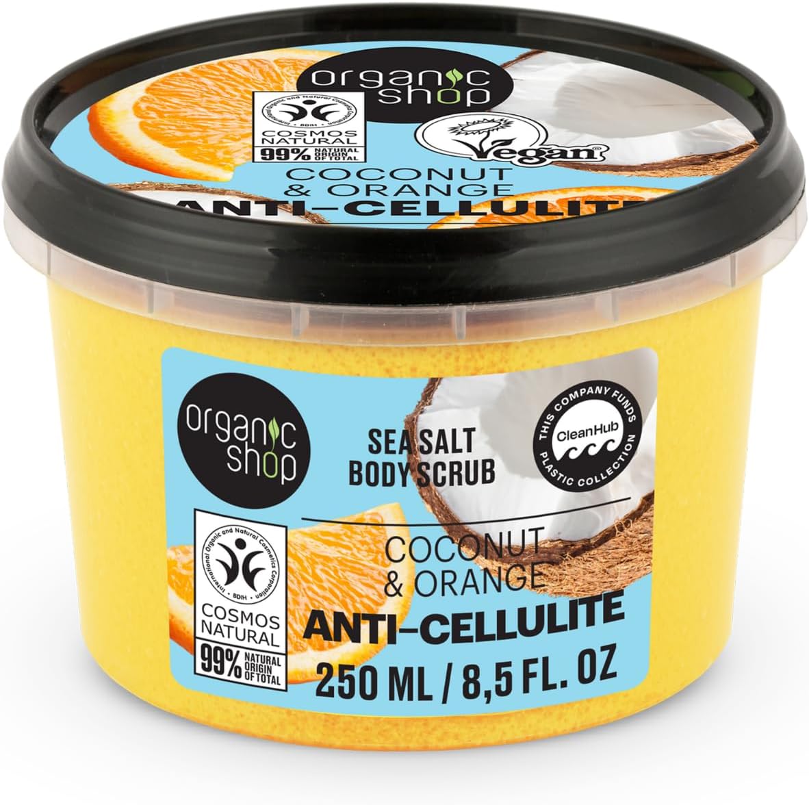Organic Shop 250ml Body Scrub Cherry Blossom Exfoliating Cherry & White Chocolate