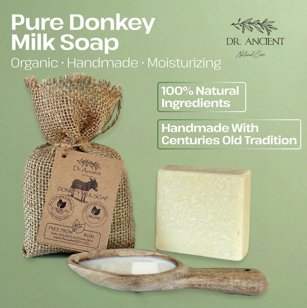 Dr.Ancient Turmeric Soap Bar, Organic Soap Bars Handcrafted the Traditional Way, Natural Chemical-Free, Vegan, Used for Face Wash, Body Wash, and Hand Cleansing, Nourishing & Daily Skincare Routine