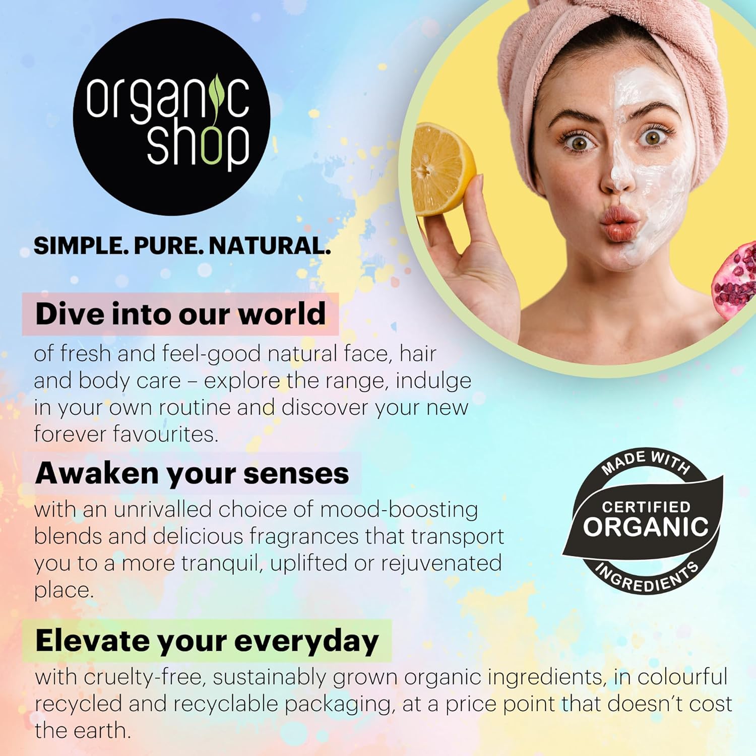 Organic Shop 250ml Body Scrub Cherry Blossom Exfoliating Cherry & White Chocolate