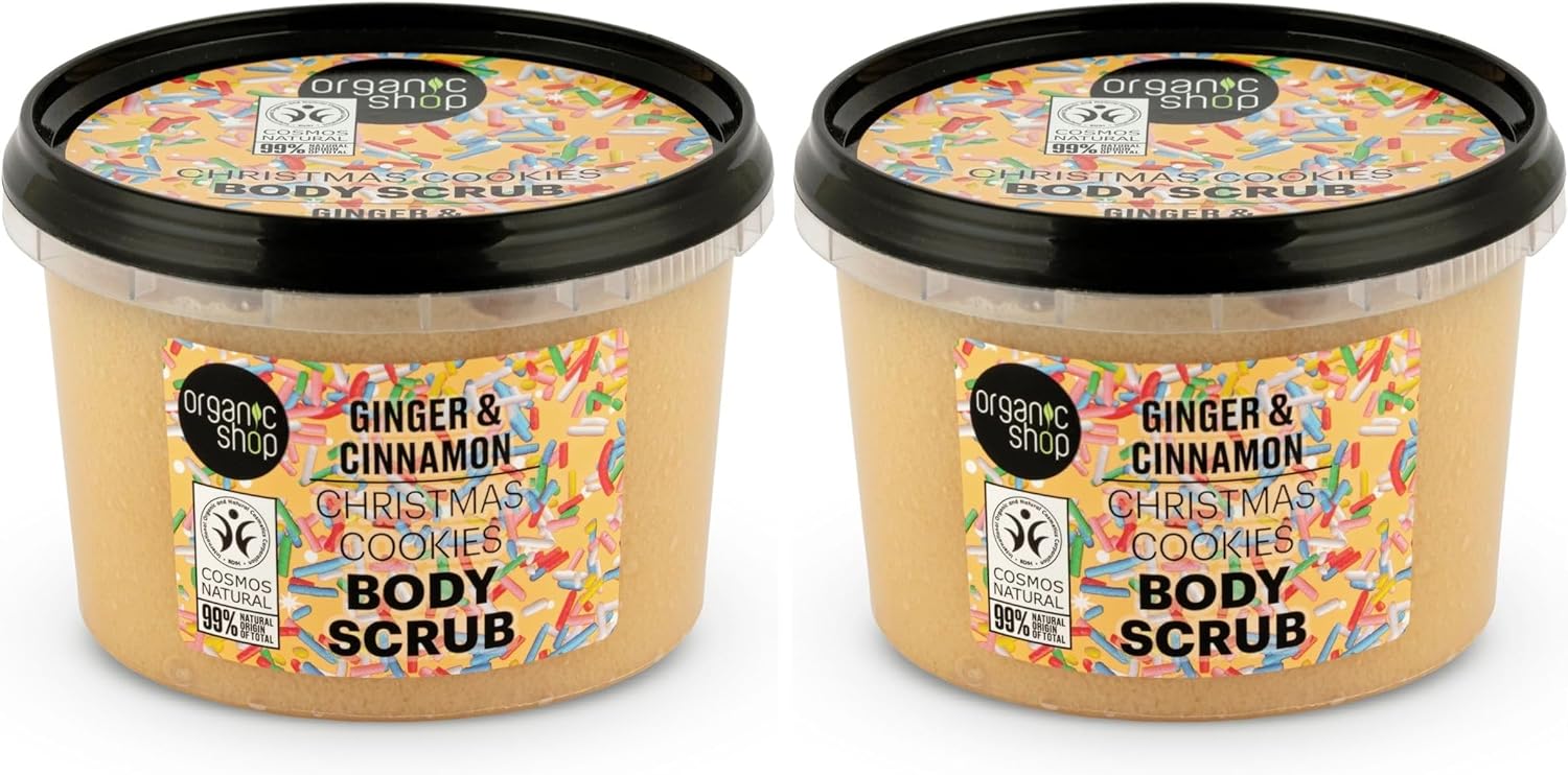 Organic Shop 250ml Body Scrub Cherry Blossom Exfoliating Cherry & White Chocolate