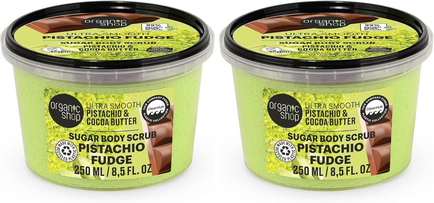 Organic Shop 250ml Body Scrub Cherry Blossom Exfoliating Cherry & White Chocolate