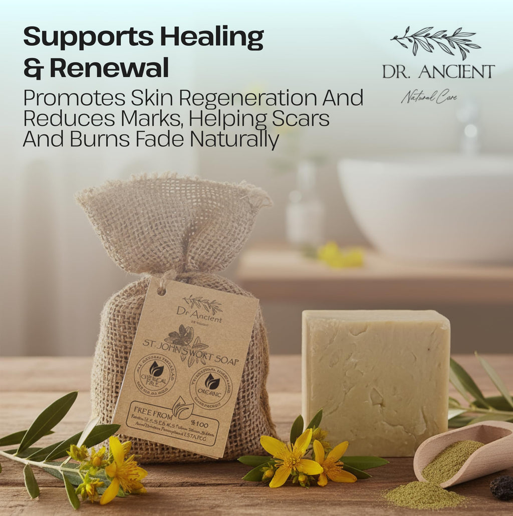 Dr.Ancient Turmeric Soap Bar, Organic Soap Bars Handcrafted the Traditional Way, Natural Chemical-Free, Vegan, Used for Face Wash, Body Wash, and Hand Cleansing, Nourishing & Daily Skincare Routine