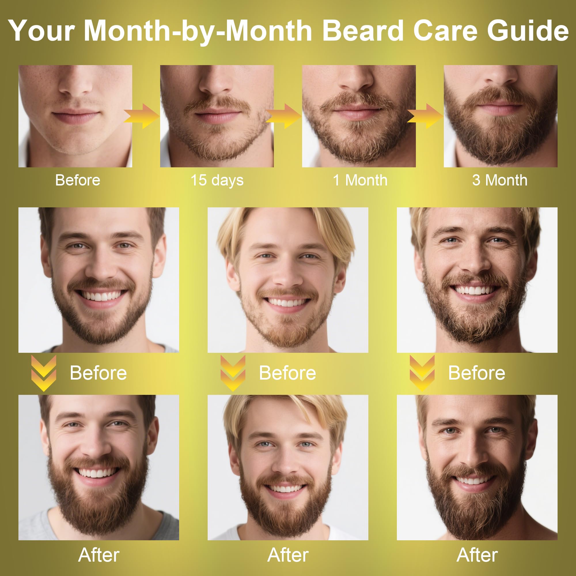 XIKEZAN Beard Grooming Kit for Men Gifts w/Beard Conditioner, 2 Scent Oil, Birthday Christmas Secret Santa Stocking Fillers Gifts for Men Him Dad Husband Boyfriend