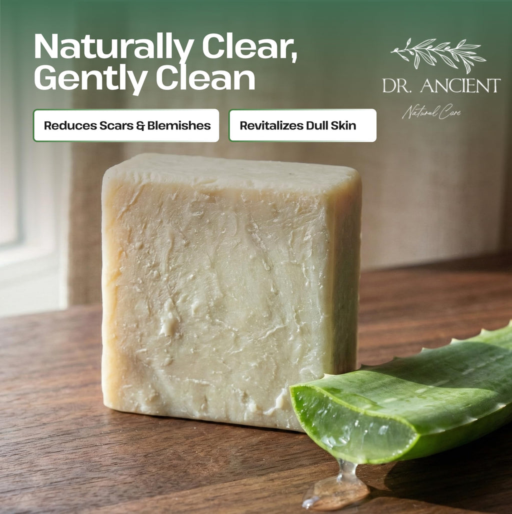 Dr.Ancient Turmeric Soap Bar, Organic Soap Bars Handcrafted the Traditional Way, Natural Chemical-Free, Vegan, Used for Face Wash, Body Wash, and Hand Cleansing, Nourishing & Daily Skincare Routine