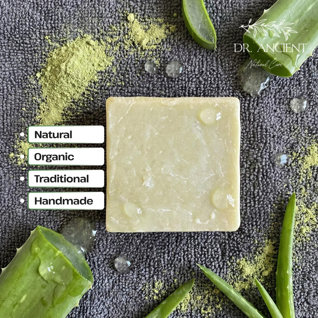 Dr.Ancient Turmeric Soap Bar, Organic Soap Bars Handcrafted the Traditional Way, Natural Chemical-Free, Vegan, Used for Face Wash, Body Wash, and Hand Cleansing, Nourishing & Daily Skincare Routine