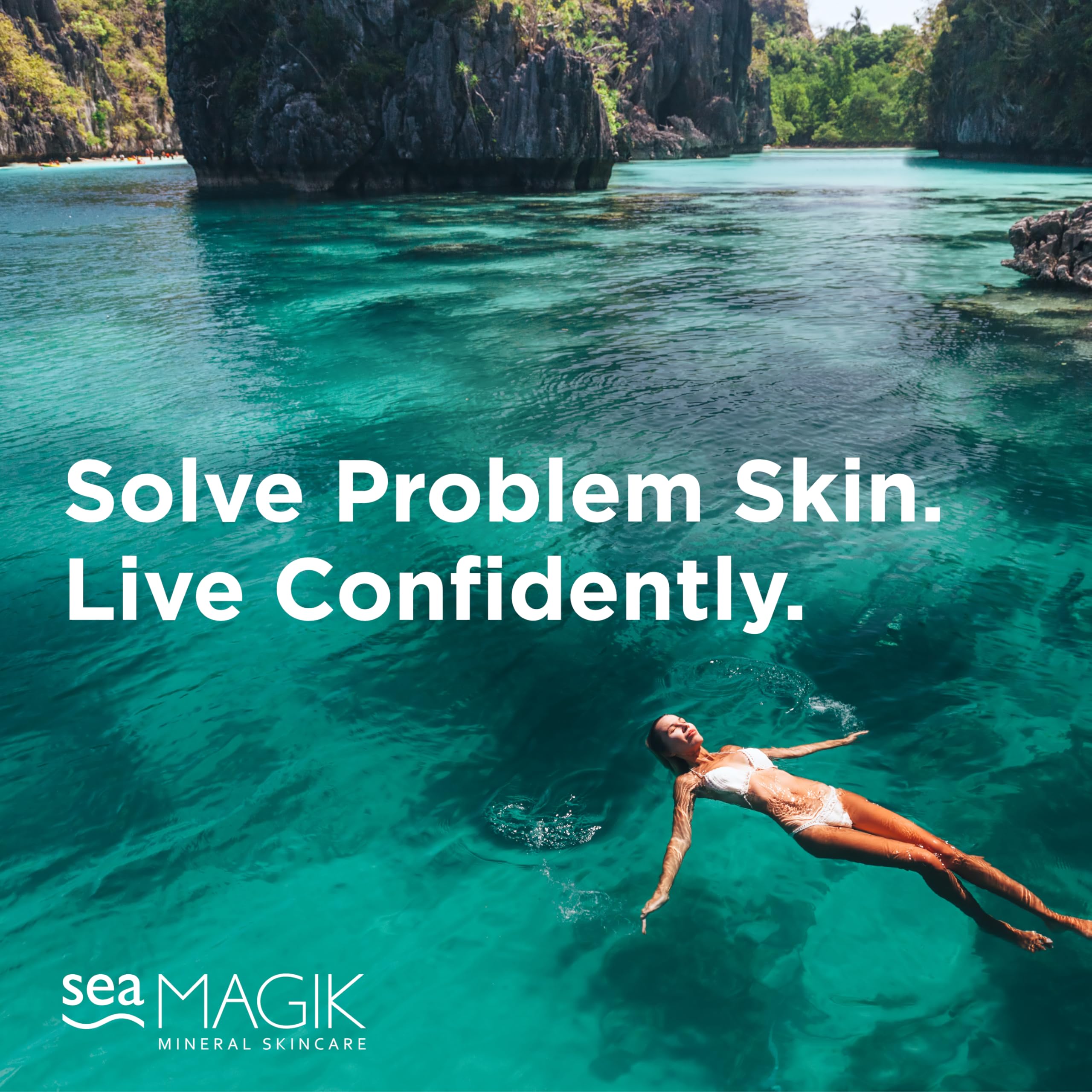 Sea Magik - Salicylic Acid Shampoo for Psoriasis & Itchy Scalp Relief, Soothing Antibacterial Seaweed Treatment for Medicated Conditions Like Folliculitis, Eczema & Scalp Acne, Cruelty-Free (300ml)