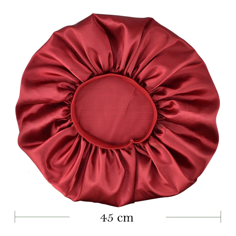 Adjustable Satin Sleep Bonnet