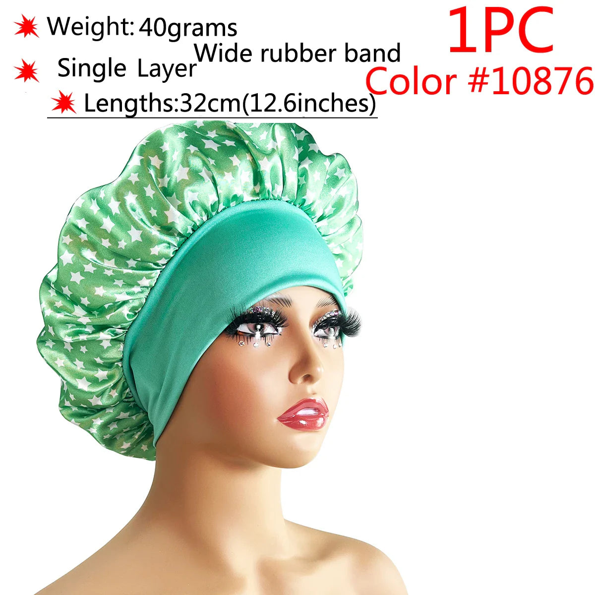 Adjustable Satin Sleep Bonnet