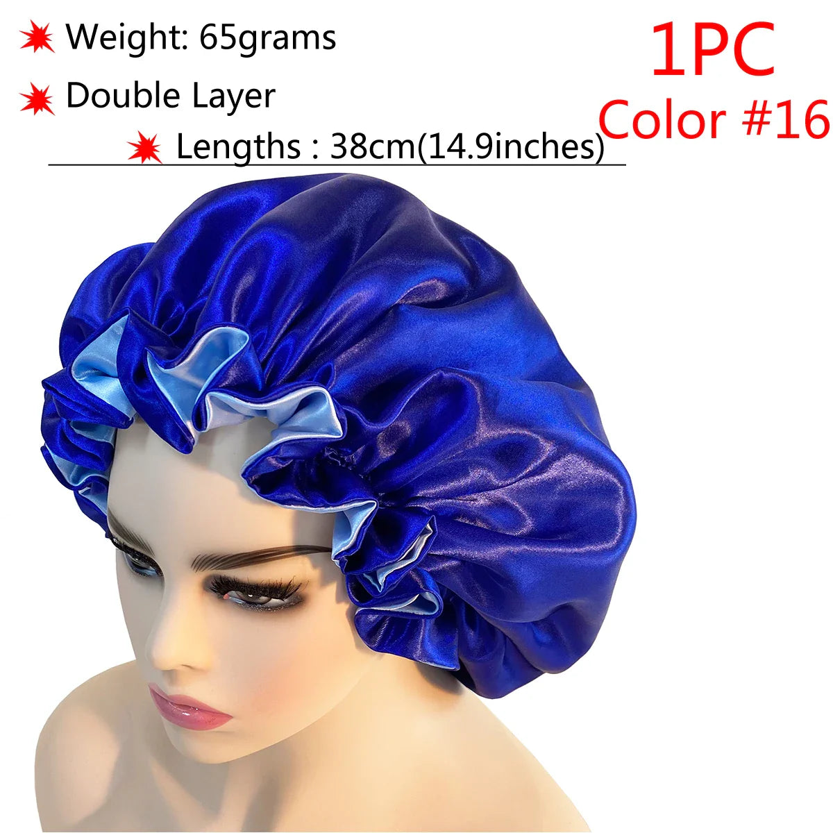 Adjustable Satin Sleep Bonnet