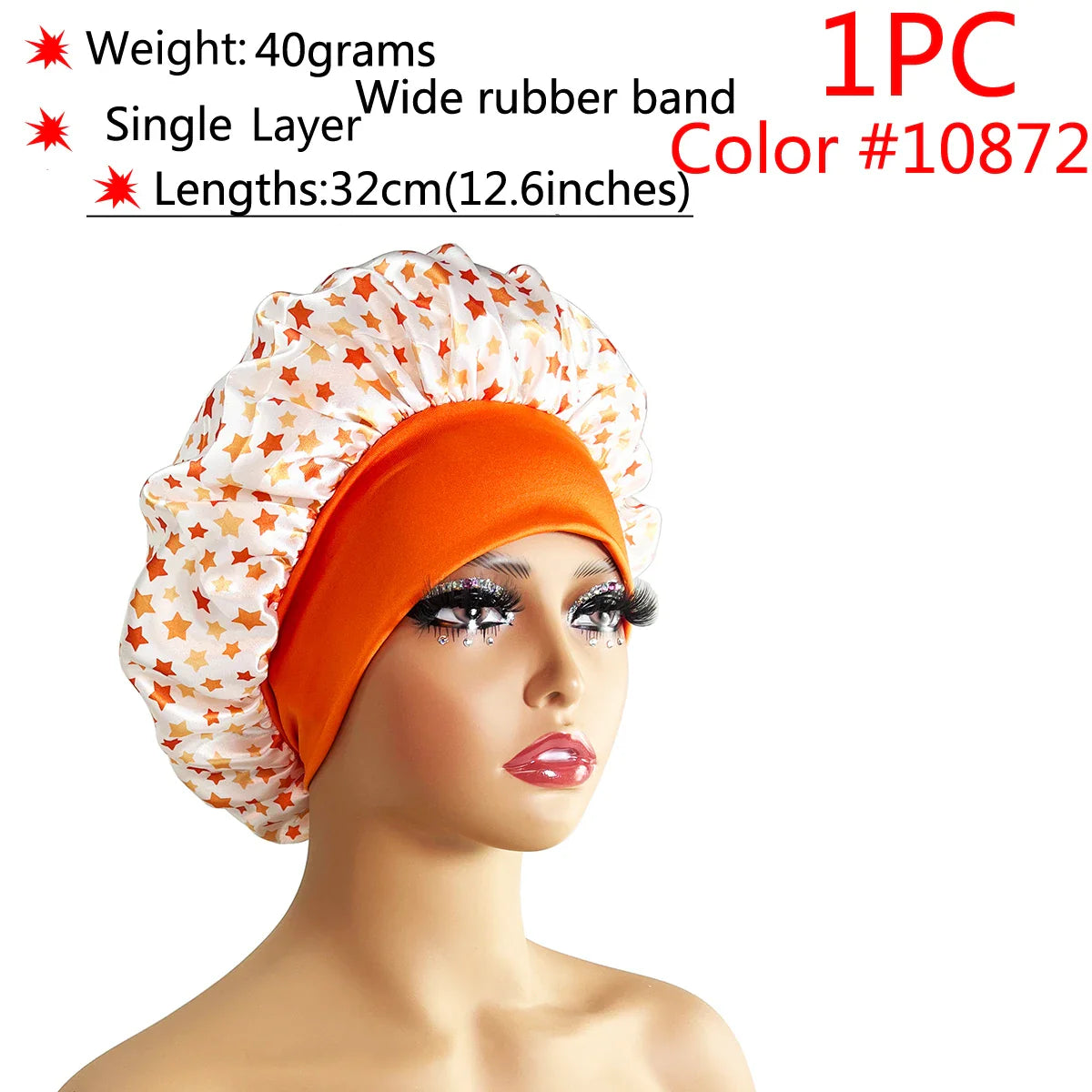 Adjustable Satin Sleep Bonnet