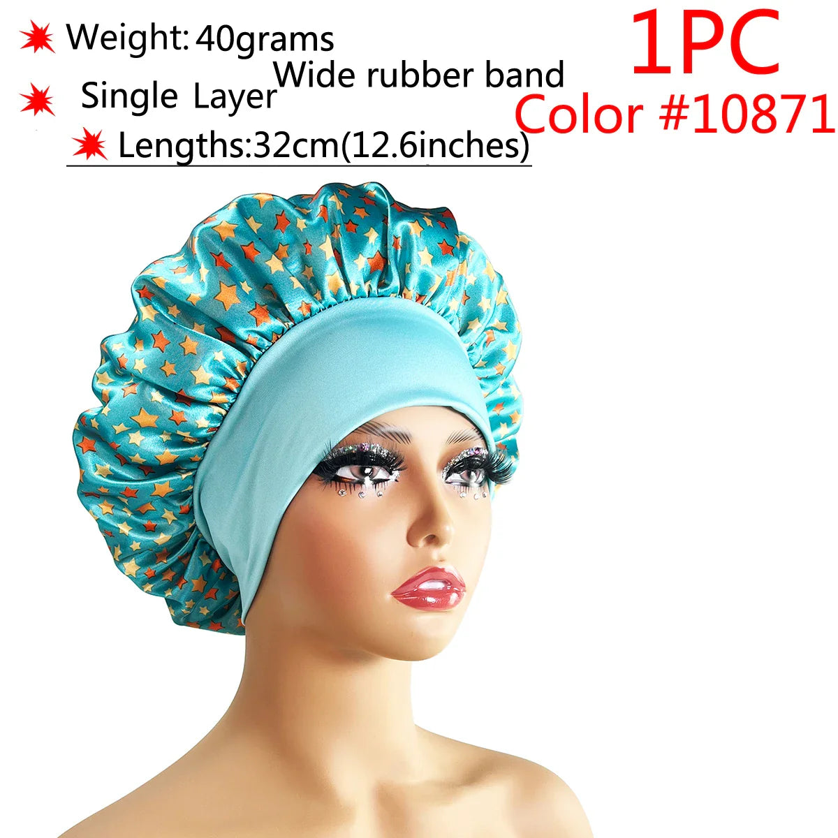 Adjustable Satin Sleep Bonnet