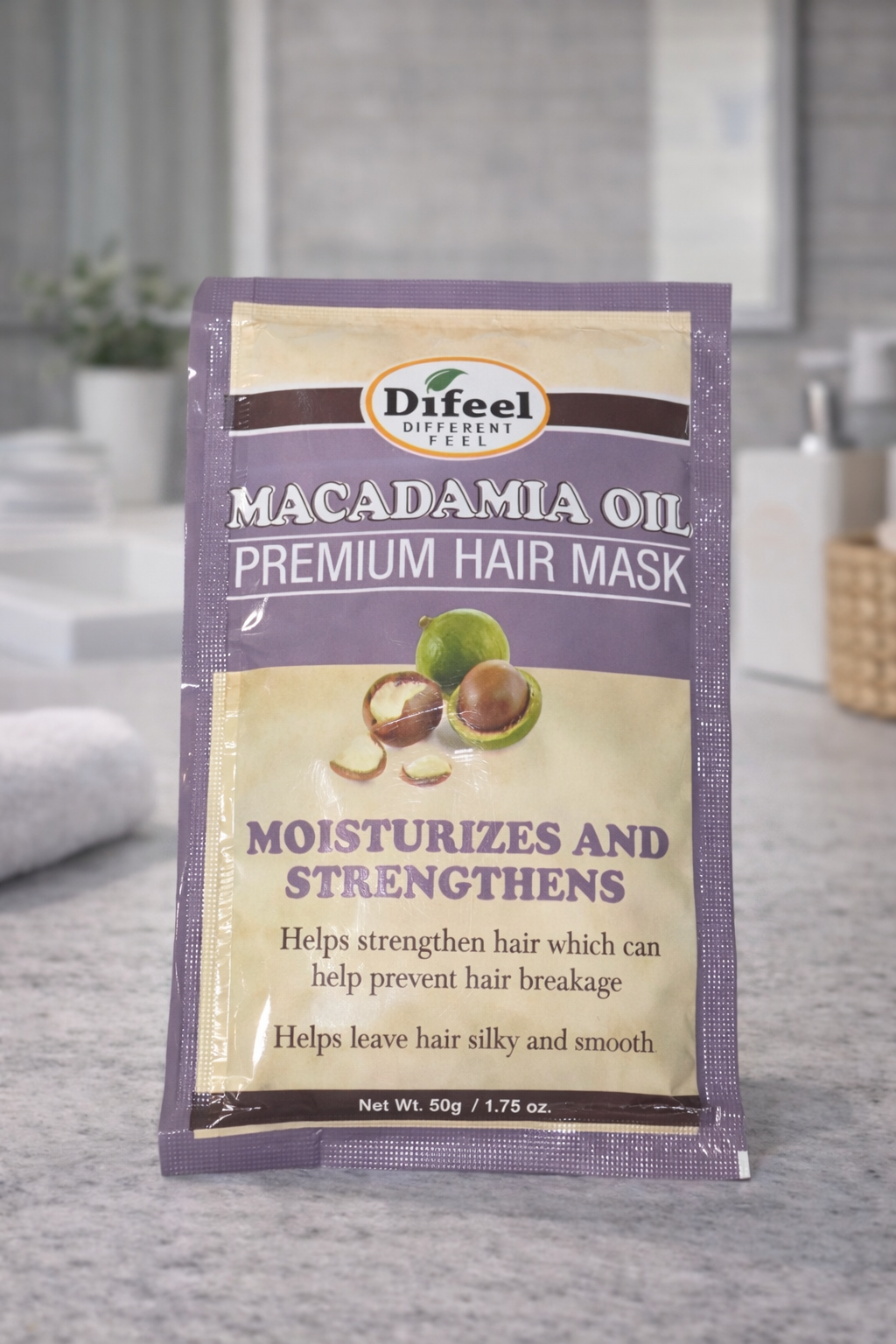 Difeel Premium Hair Mask - Macadamia Oil (50g)
